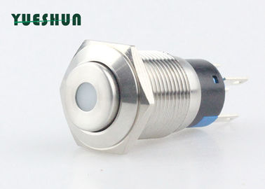 Dot Type-van de LEIDENE de Schakelaar Metaaldrukknop, 5 Pin Push Button Switch Light-Gewicht