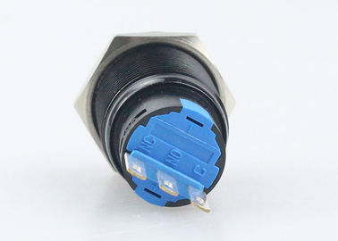 Het sluiten van Schakelaar van de Metaaldrukknop, 3 Pin Automotive Push Button Switches