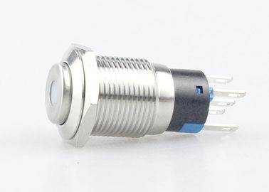 Dot Type-van de LEIDENE de Schakelaar Metaaldrukknop, 5 Pin Push Button Switch Light-Gewicht